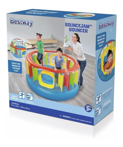 Colchon Inflable Para Niños  Bouncejam Bouncer  Bestway