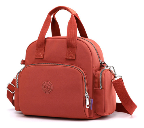 Bolsa De Moda Com Carregador Usb Portátil 2025 Cor Laranja