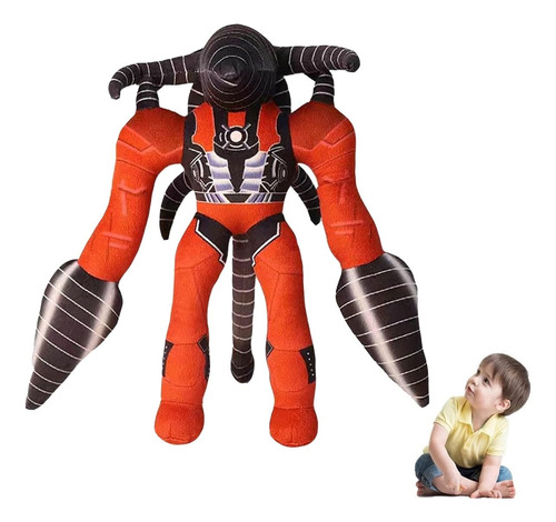 Nuevo Skibid Toilet Plush Upgrade Titan Drillman Plush