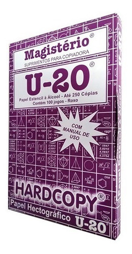 100 Folhas Papel Hectográfico U20 Decalque Tattoo Tatuagem