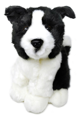 Perro De Peluche Border Collie Viahart Suave Y Tierno 26 Cm