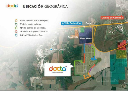 Imagen 5 de 8 de Docta - Lote 360m2 - 1er. Etapa - Exc. Oportunidad!!!