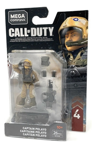 Mega Construx, Capitán Pelayo Call Of Duty. Cantidad De Piezas 26