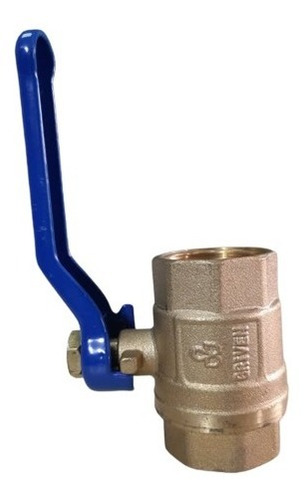 Llave De Bola Paso Rápido 1 Pulgada Griven Bronce