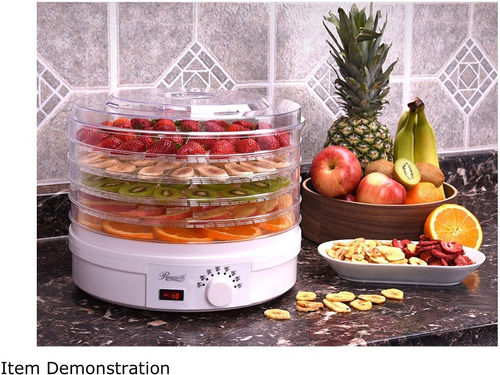 Imagen 2 de 6 de Sunix Eléctrico Fruta Del Alimento Deshidratador, 5-bandeja