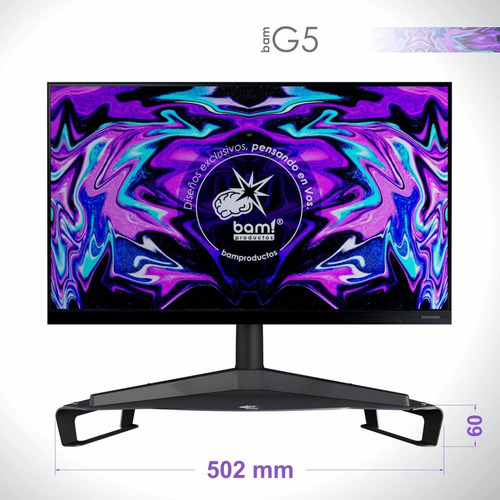 Imagen 7 de 9 de Soporte Monitor Gamer Bam G5 Samsung/universal Premium!!!