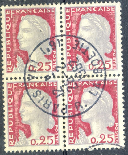 Francia Blok 4 La Mariadne 1962