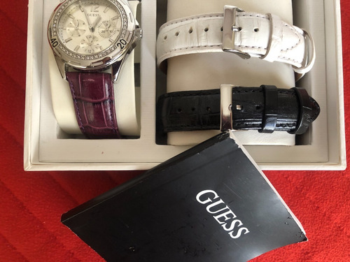 Reloj - Guess  Original Con Tres Correas Como Nuevo