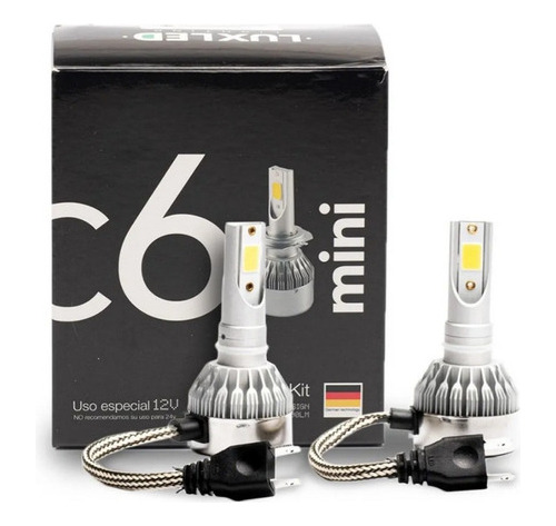 Kit Lámparas Cree Led H7 C6 40000 Lúmenes Alta Gama