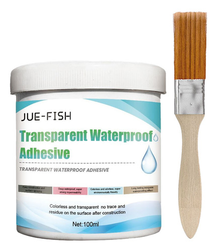 Agente De Fugas De Baño Adhesivo Transparente Invisible Migh