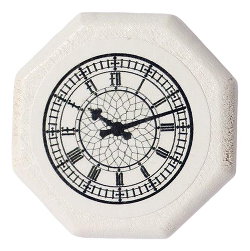 2 Casa De Muñecas Miniatura Reloj De Pared 1:12 Ratio Para