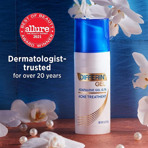 Differin Adapalene Gel 0.1% Tratamiento Acné Pump 45gr