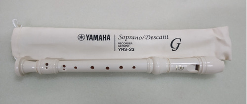 Flauta Dulce Yamaha Yrs 23  Soprano Original
