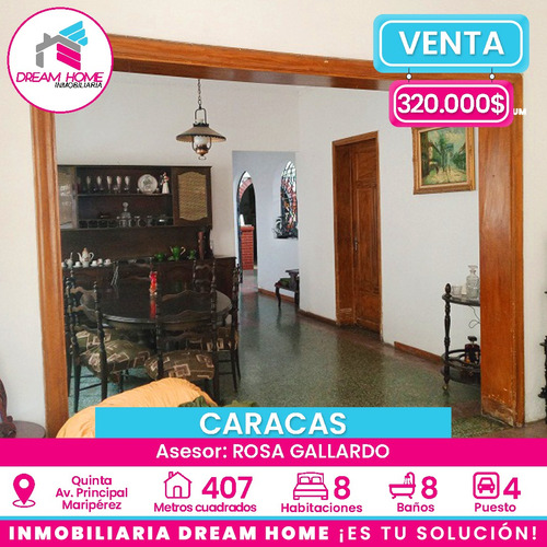 Quinta Multifamiliar En Venta  Av. Principal De Maripérez, Distrito Capital Municipio Libertador