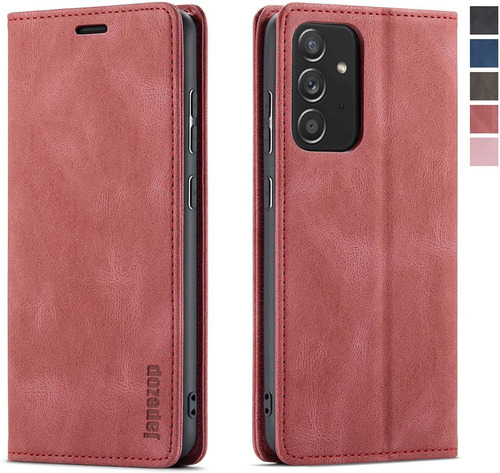 Funda Cartera Para Samsung Galaxy A72 De Cuero Con Tapa R...