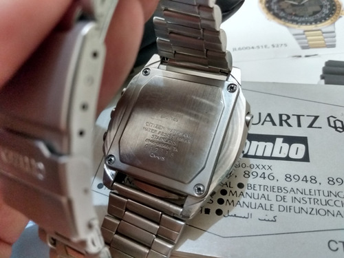 Citizen 8946 Combo Série Prata - Muito Novo