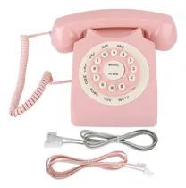 Comprar Teléfono Vintage, Teléfono Fijo Retro Teléfono Vintage Wired