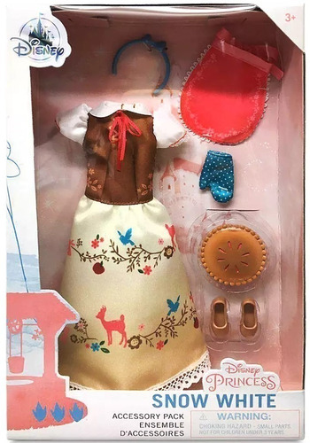 Imagem 2 de 3 de Branca De Neve Clássica 2 Roupas Acessórios Ms
