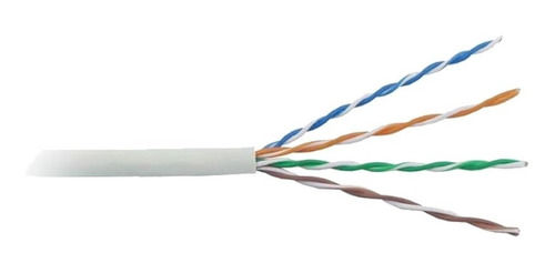 Cable Cat5e Cer Etl Ul 152.5m Blanco Cctv Datos Interior