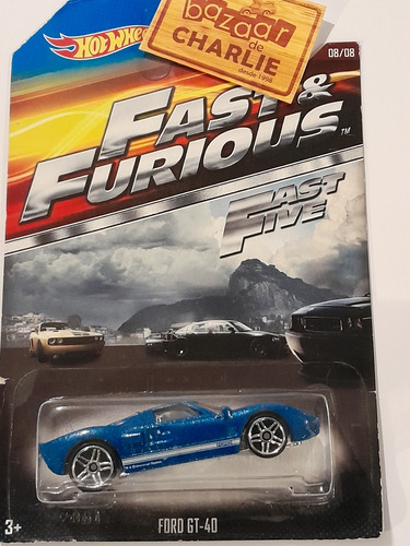 Hot Wheels | Fast And Furious Fast Five | Ford Gt-40