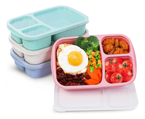 Yephets Bento Caja De Almuerzo,4pcs Prima 3 Jzsq5