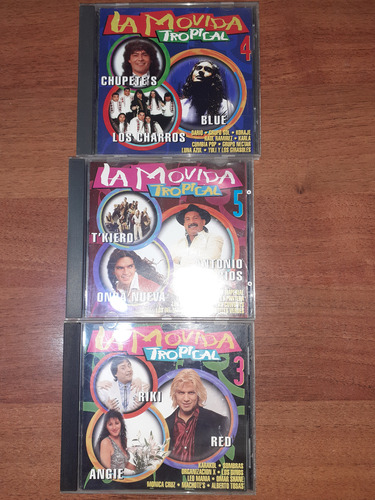 3 Cd De La Movida Tropical Vol. 3, Vol. 4 Y Bol. 5