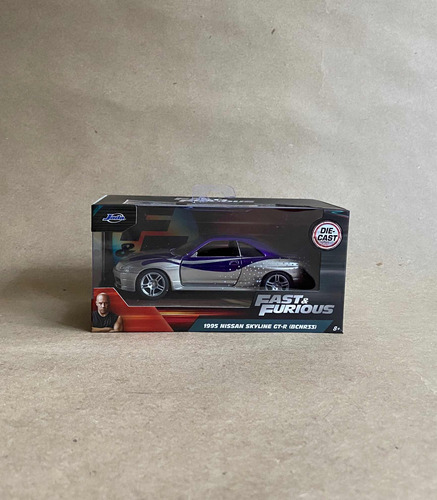 Jada Fast & Furious 1/32 Nissan Skyline Gt-r Bcnr33 1995