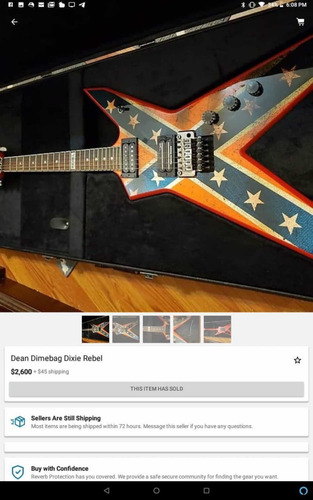 Imagem 9 de 10 de Guitarra Dean Dimebag Rebel