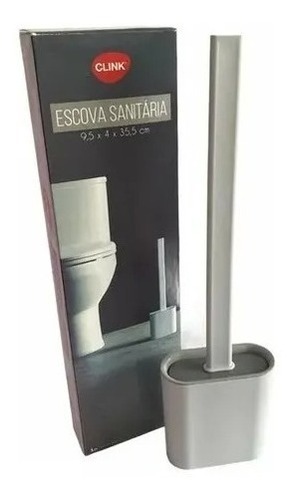 Escova Vaso Sanitário Silicone Com Base Suporte Banheiro 