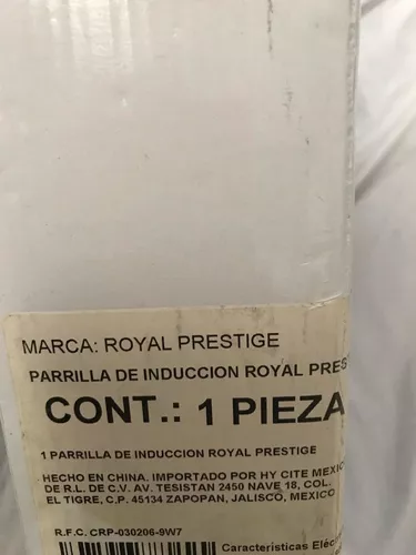 Parrilla De Inducción Royal Prestige Con Caja