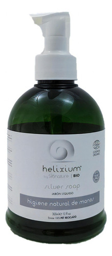 Helixium Jabón Orgánico Con Plata Coloidal Y Aloe Vera 300ml