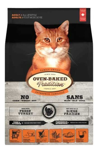 Oven-baked - Tradition Gato Adulto Turkey 2,27kg