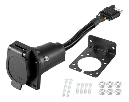 Conector Arnés Remolque Kit 7 Vías A 4 Vías 27cm Longitud