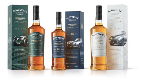 Imagen 8 de 9 de Whisky Bowmore 10 Años Aston Martin 700ml En Estuche