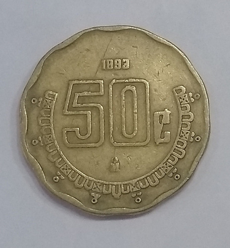 Moneda 50 Centavos 1893 [error] 