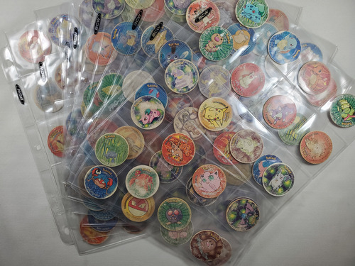 Colección De Tazos Pokemon 1 Y 2 151/151 Piezas (Usado)