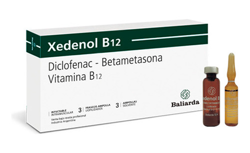 Xedenol® B12 X 3 Ampollas 