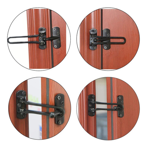 Saisn Door Reinforcement Lock Latch Swing Bar Lock For Home