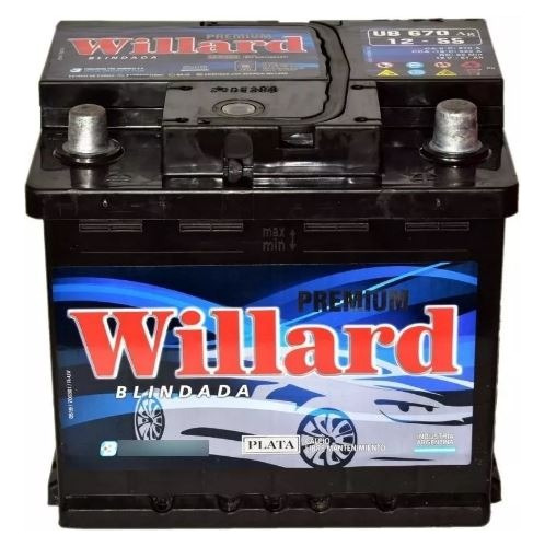 Bateria Willard Ub670 12x55 Toyota Onix Prisma Yaris