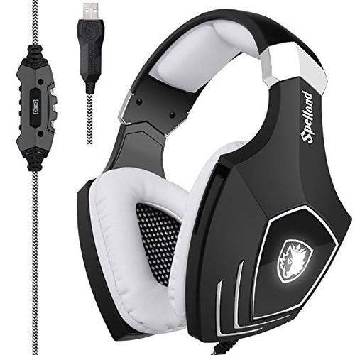 [2017 Nueva Versión Modificada De Gaming Headset Usb] Sades 