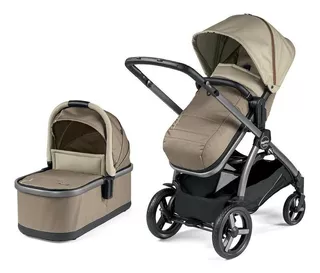 Carriola Peg Perego Ypsi Combo Bambineto Silla Cubre Pies Color Class Beige Chasis Gris