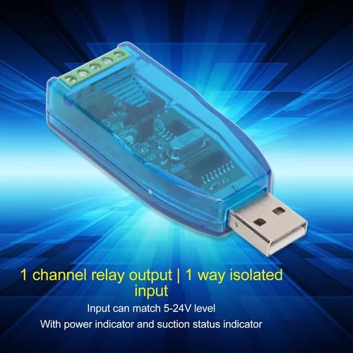 Módulo de relé USB de 1 canal Interruptor de control inteligente USB  Interruptor USB (USB de 1 canal)