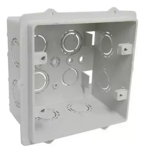 Pack (x10) Caja Pvc Cuadrada 10x10 P/embutir Conextube