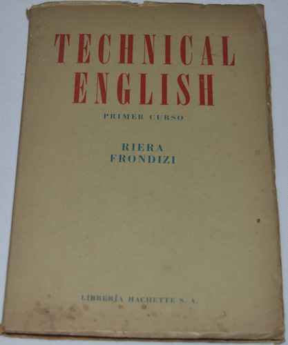 Technical English Primer Curso Riera Frondizi N50