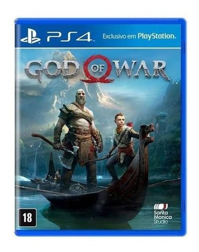 God Of War 4 Ps4 Mídia Física Lacrado Dublado Cx Plástica