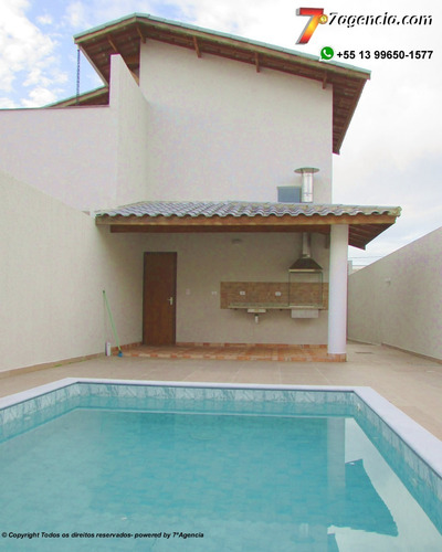 Imagem 15 de 30 de Casa Em Itanhaem Nova Lado Praia Com Piscina Churrasqueira Area Gourmet 2dorms 1 Suite Ch91