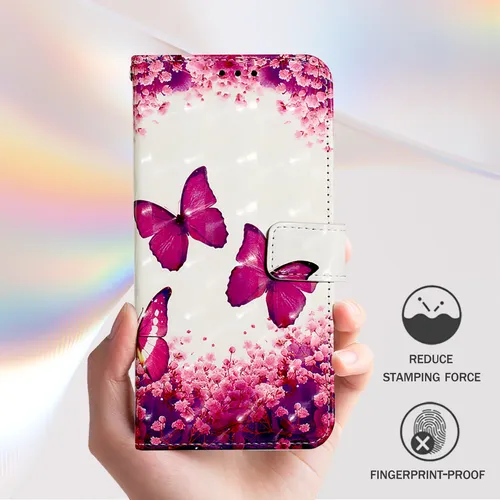 Funda Tipo Cartera De Piel Impresa En 3d Para Google Pixel 9 Series, Cierre Magnético, Soporte, Tpu, Anticaída, Ranuras Para Tarjetas