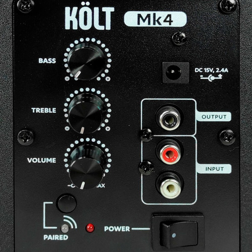 Imagen 7 de 10 de Par Monitores De Estudio Parlantes Bluetooth Kolt Mk4