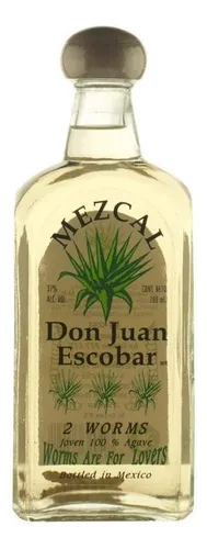 comprar Tequila Mezcal Don Juan Escobar Botella C\u002F2 Gusanos Mexico