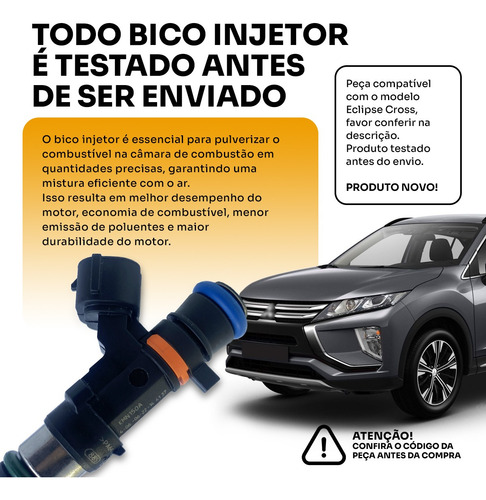 Bico Injetor Eclipse Cross 1.5 2018 A 2024 1465a500 Original